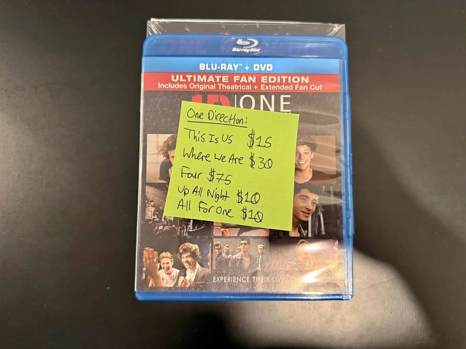One Direction DVD and Blu-ray Collection