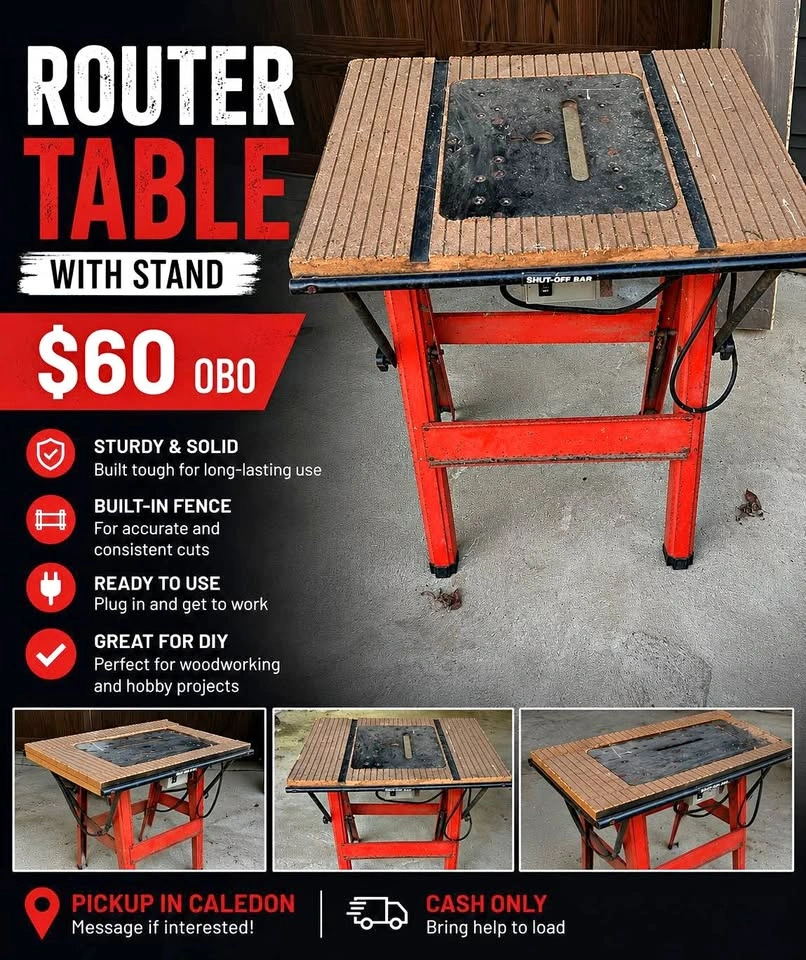 Router Table with Stand