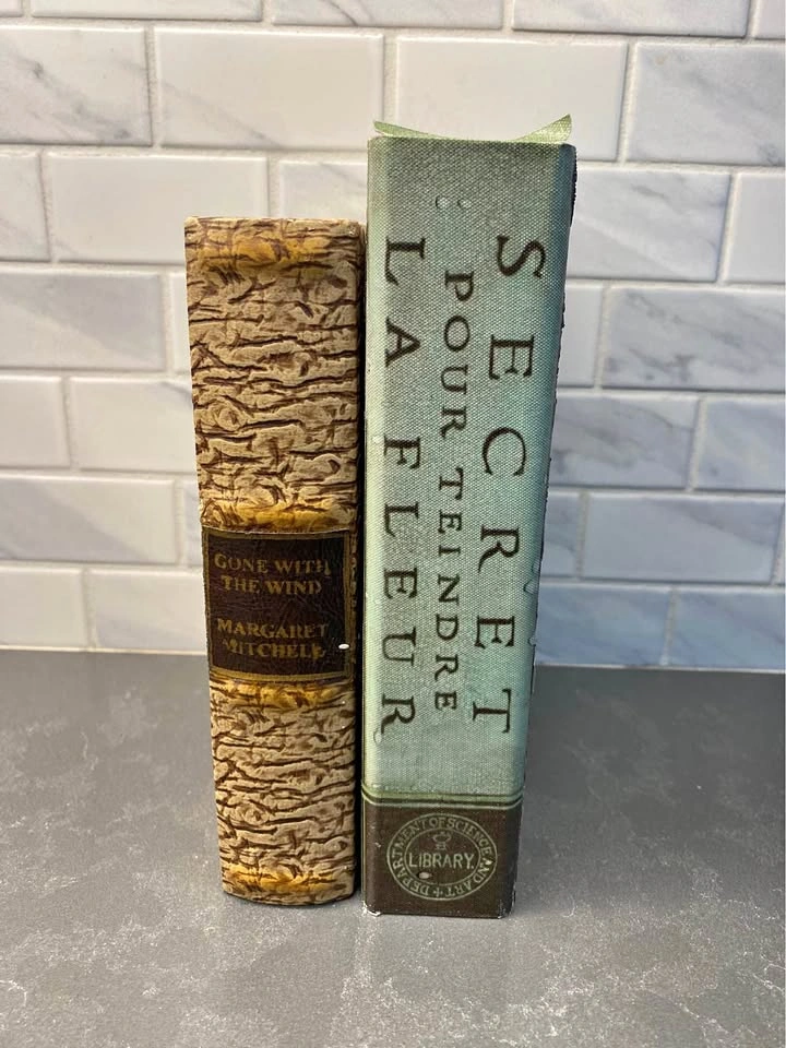 Vintage Style Decorative Book Boxes