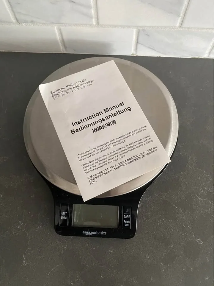 Amazon Basics Digital Kitchen Scale - photo 4
