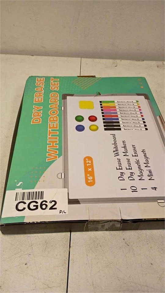 Dry Erase Calendar Whiteboard for Wall, Polegas 16" X 12"