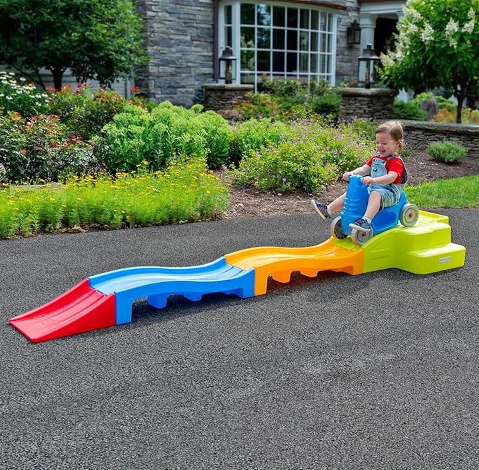 Simplay3 Deluxe Expandable Roller Coaster Ride-On Track