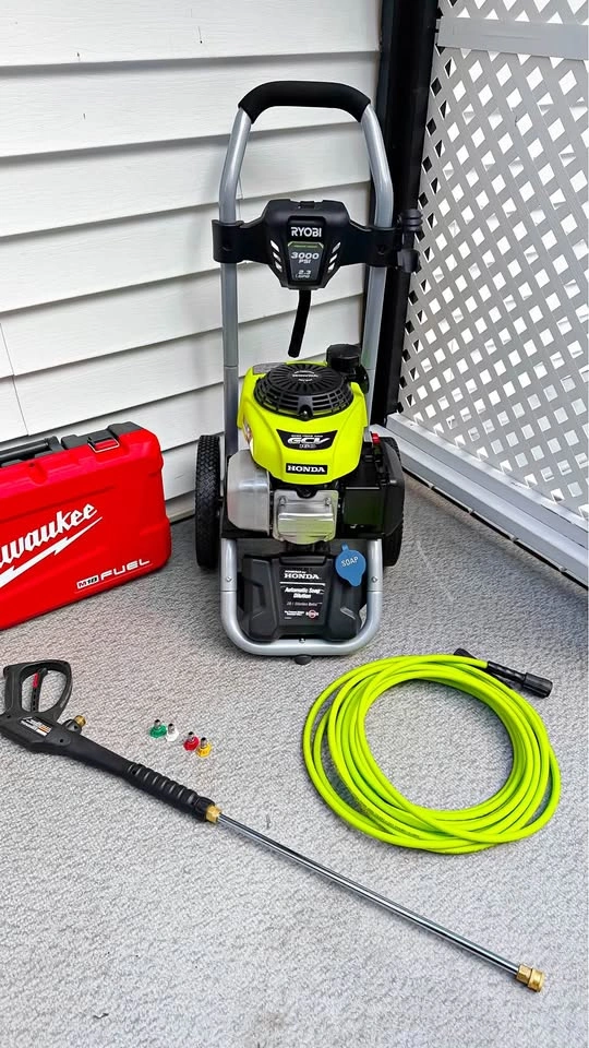 Ryobi 3000 psi commercial grade pressure washer