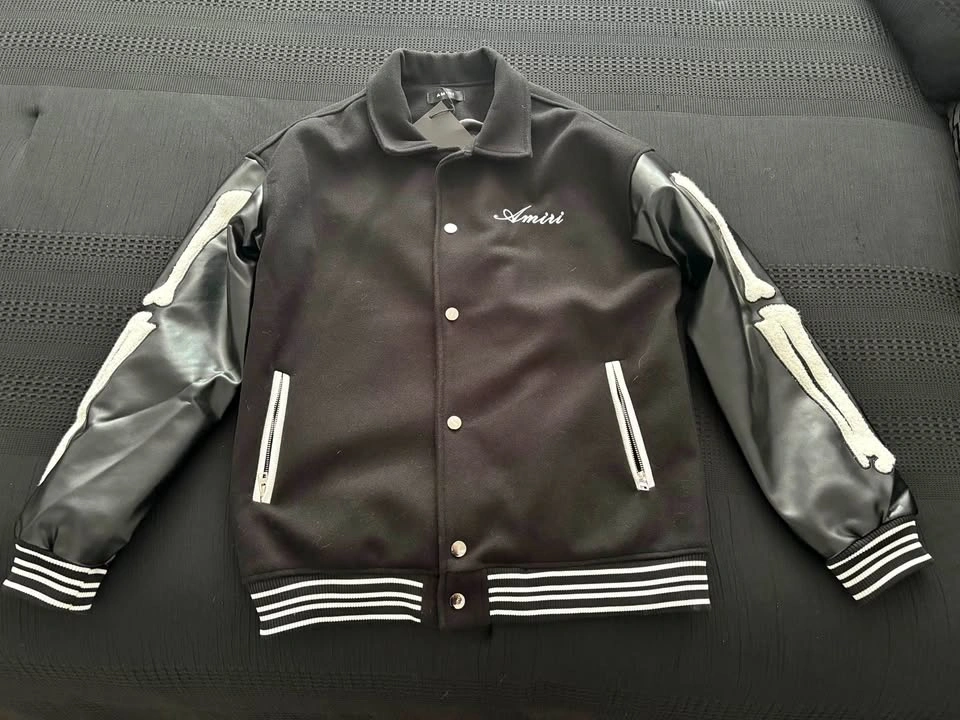 Mike Amiri Varsity Jacket (Black)