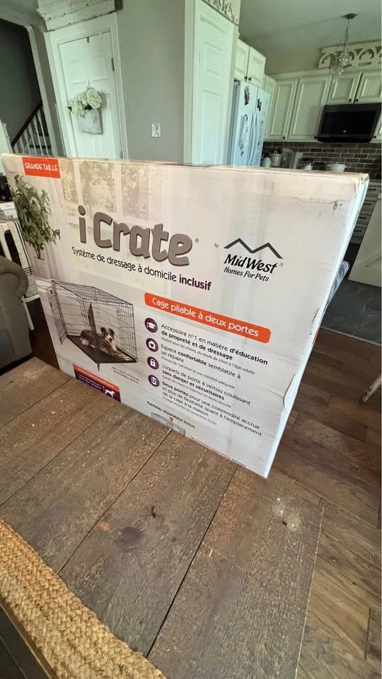 iCrate® Dog Crate 42-inch Double Door *BRAND NEW* - photo 3