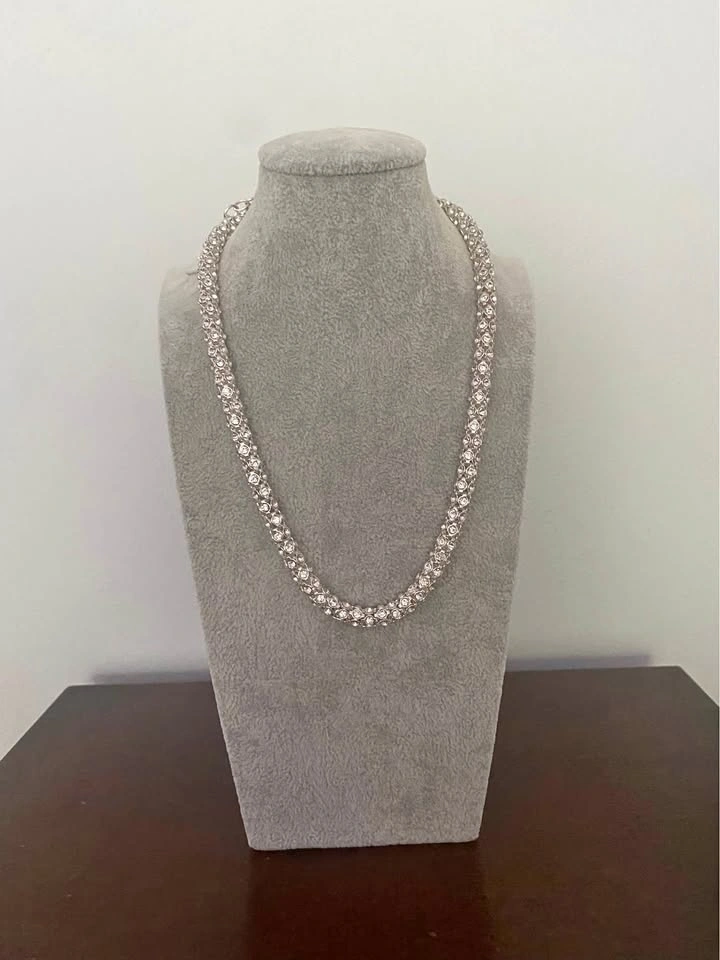 Anne Klein Crystal Collar Necklace