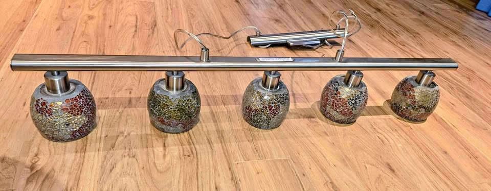 Beautiful mosaic glass tile pendant light fixture