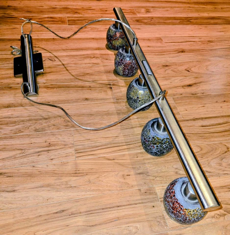 Beautiful mosaic glass tile pendant light fixture - photo 3