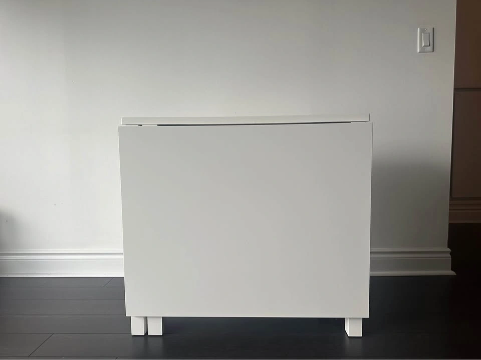 IKEA Foldable Dining Table with Storage + 4 Chairs - photo 2