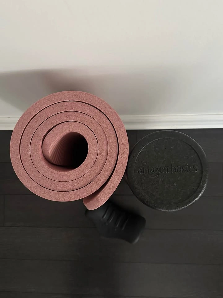 Yoga Mat + Foam Roller + Massage Roller Bundle - photo 3