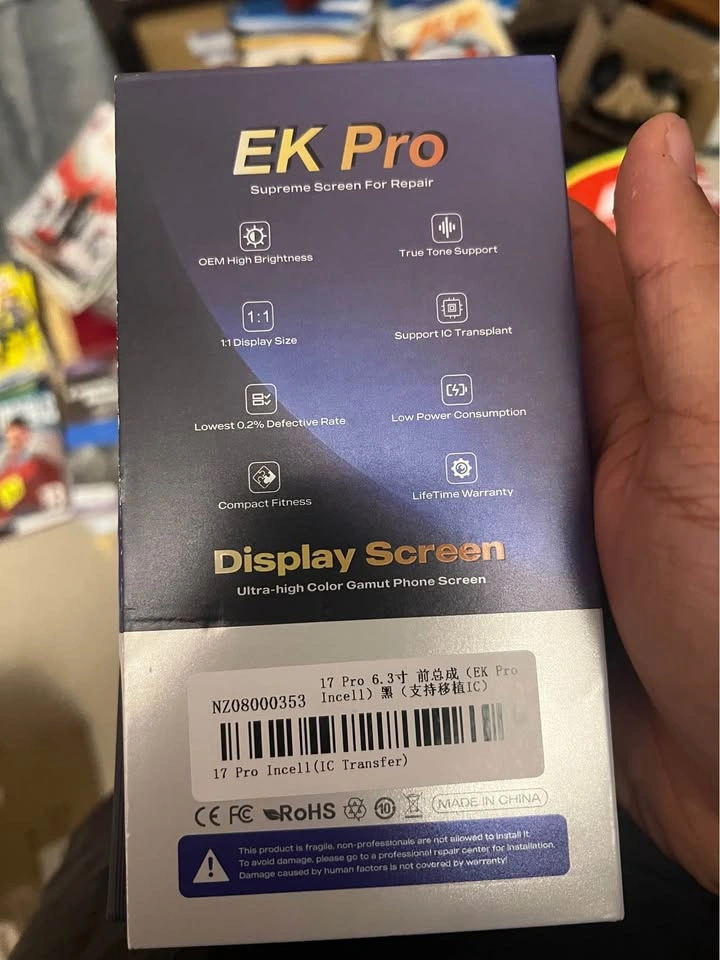 EK Pro iPhone 17 Pro 6.3” LCD Screen - InCell, True Tone - photo 2