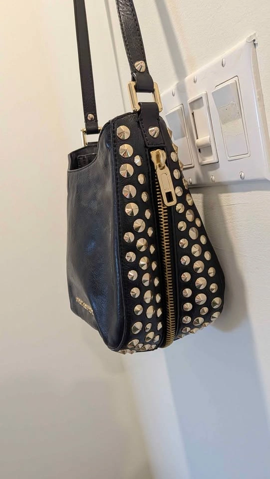 Juicy Couture Studded Leather Shoulder Bag - photo 3
