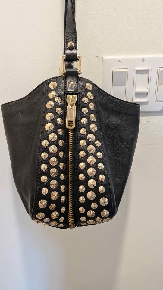 Juicy Couture Studded Leather Shoulder Bag - photo 4