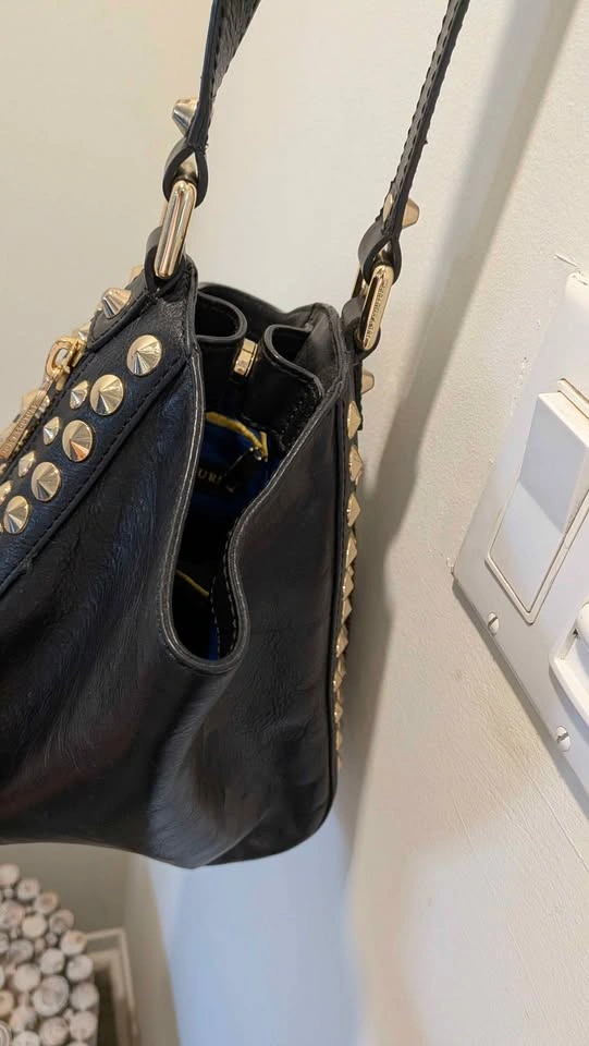 Juicy Couture Studded Leather Shoulder Bag - photo 5