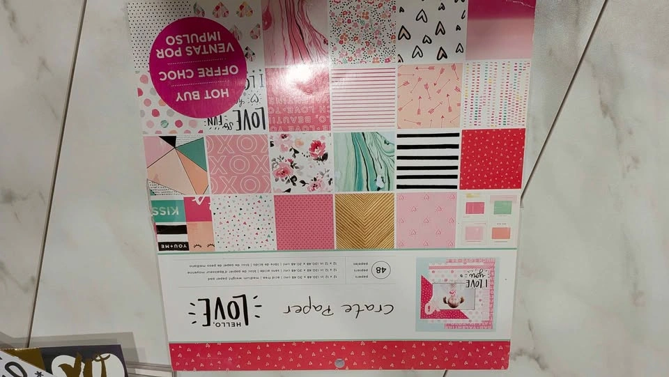 Crate Paper Hello Love 12x12 Paper Pad - photo 2