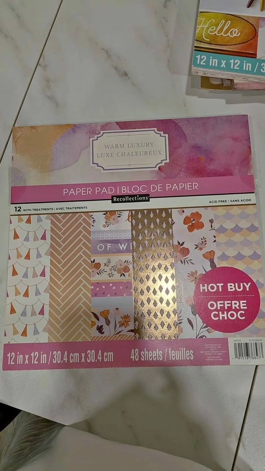 Recollections Warm Luxury 12x12 Paper Pad