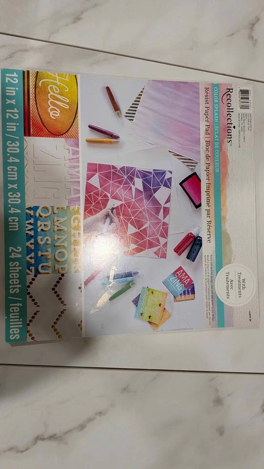 Recollections Color Splash Resist Paper Pad - photo 2