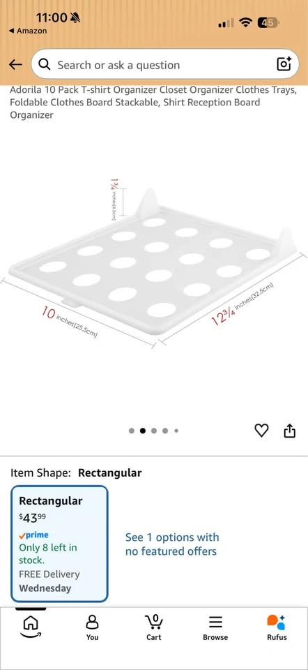 Clothing organizers set of 10 - photo 3