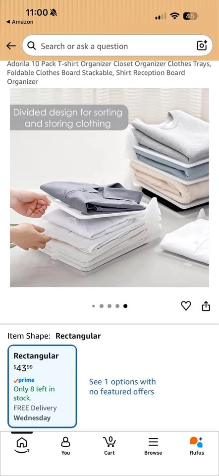 Clothing organizers set of 10 - photo 4