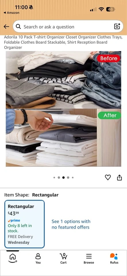 Clothing organizers set of 10 - photo 5