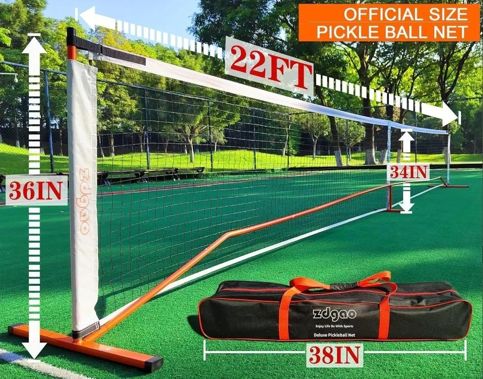 New in Box Portable Pickleball Net 22 x 3ft image indicator(2)