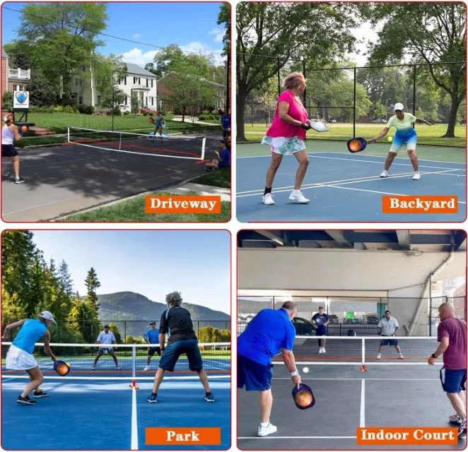 New in Box Portable Pickleball Net 22 x 3ft image indicator(4)