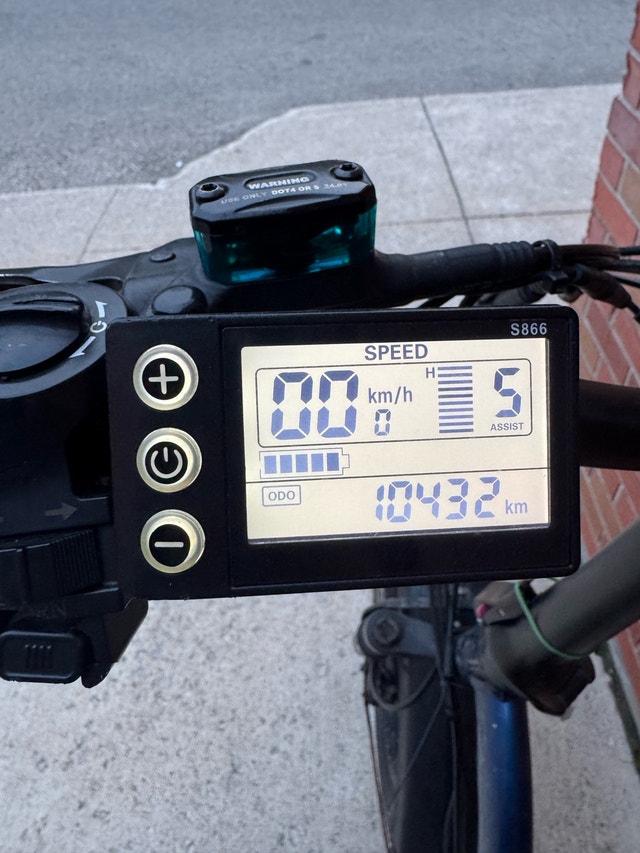 Tankx Donkey Fold Electric Fat Tire Ebike + Helmet - photo 3