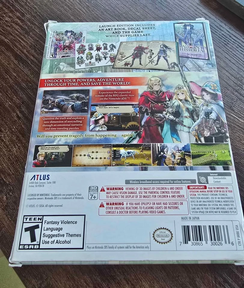 Radiant Historia Perfect Chronology 3DS - Special Edition - photo 4