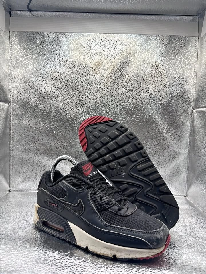 Nike air max 90 anthracite team red GS
