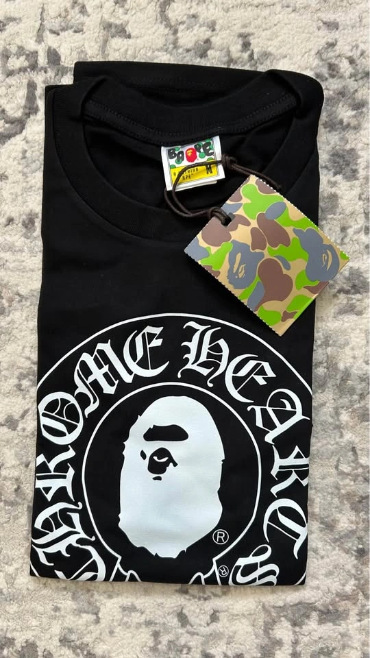 Chrome Hearts X Bape T-Shirt - Medium - photo 2