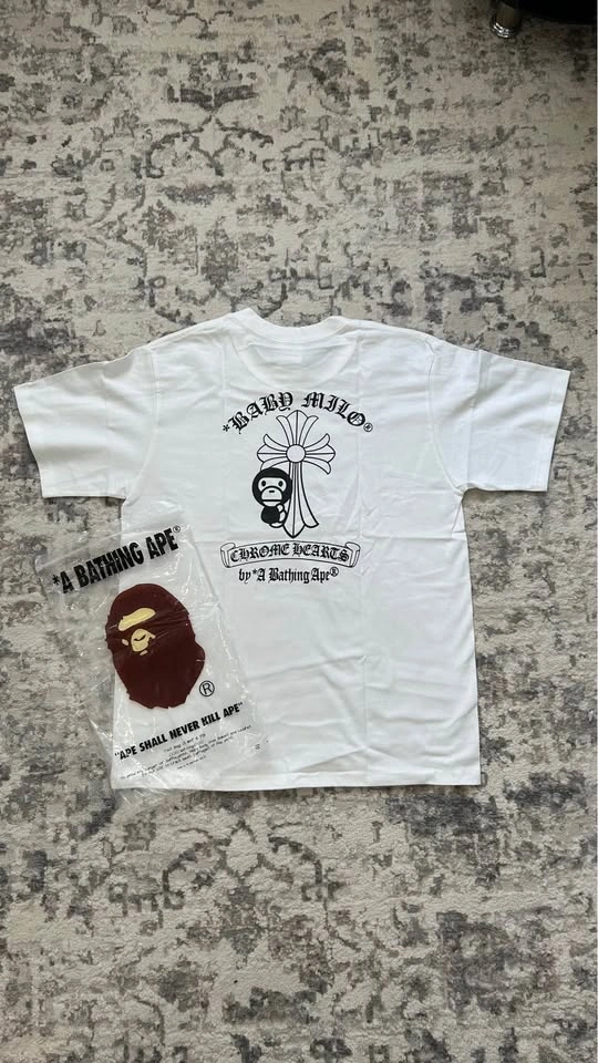Chrome Hearts X Bape T-Shirt - Small - photo 3