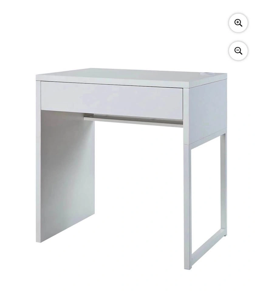 White Desk Mainstay with drawer
