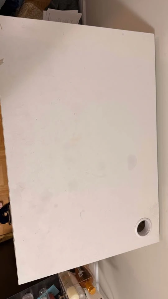 White Desk Mainstay with drawer - photo 2