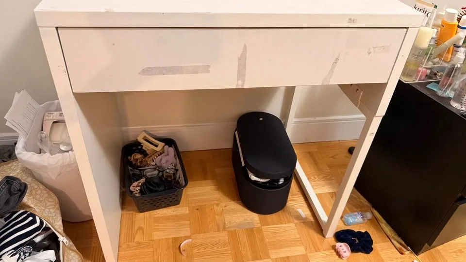 White Desk Mainstay with drawer - photo 3