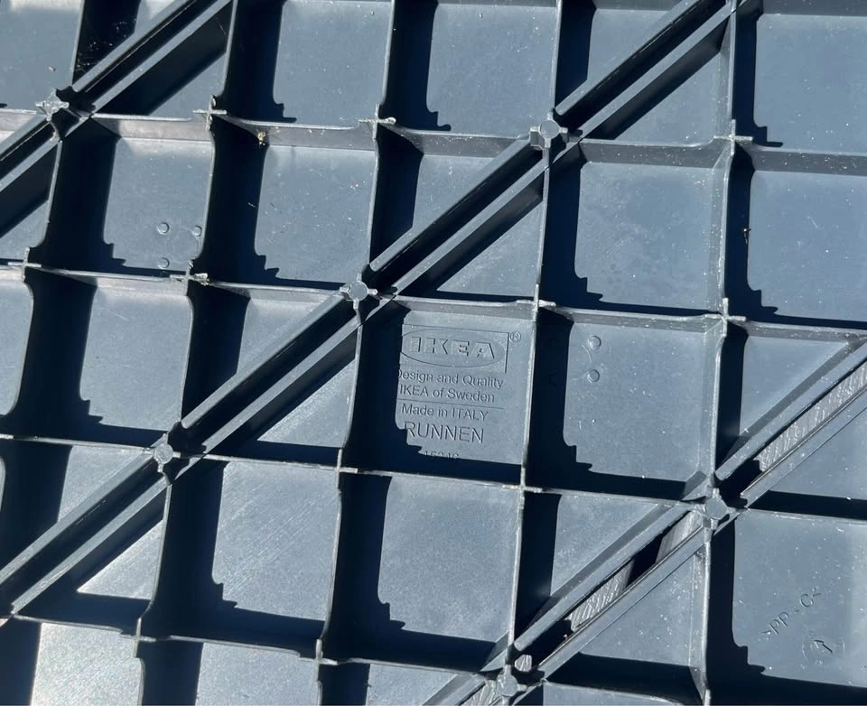 IKEA RUNNEN Outdoor Deck Tiles – Dark Grey (30x30 cm) - photo 3