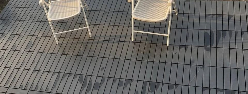 IKEA RUNNEN Outdoor Deck Tiles – Dark Grey (30x30 cm) - photo 5