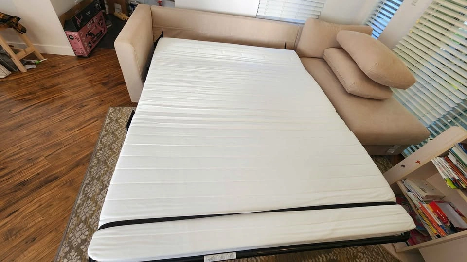 IKEA FINNALA sectional sofa with storage chaise. Washable cover - photo 5