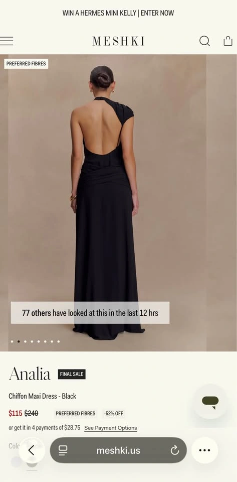 Meshki dress (Analia Black maxi S) - photo 3