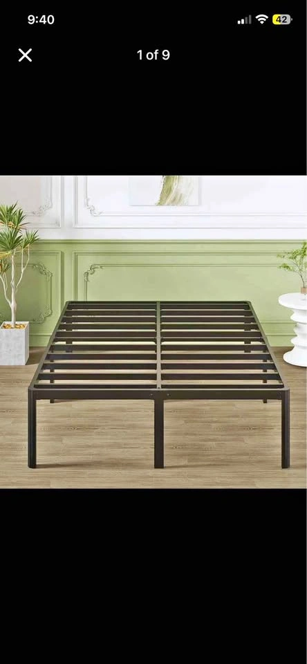 20” Full (Double) Size Metal Bed Frame (no box spring needed)