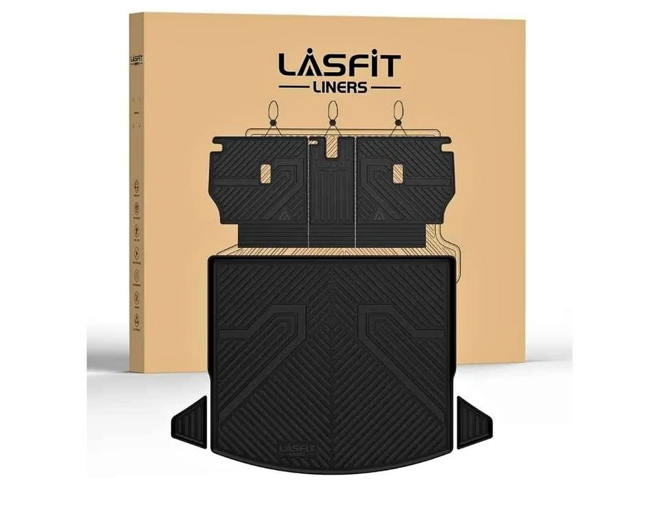 LASFIT Cargo Trunk Mat and Seat Back Mats for Mazda CX-5