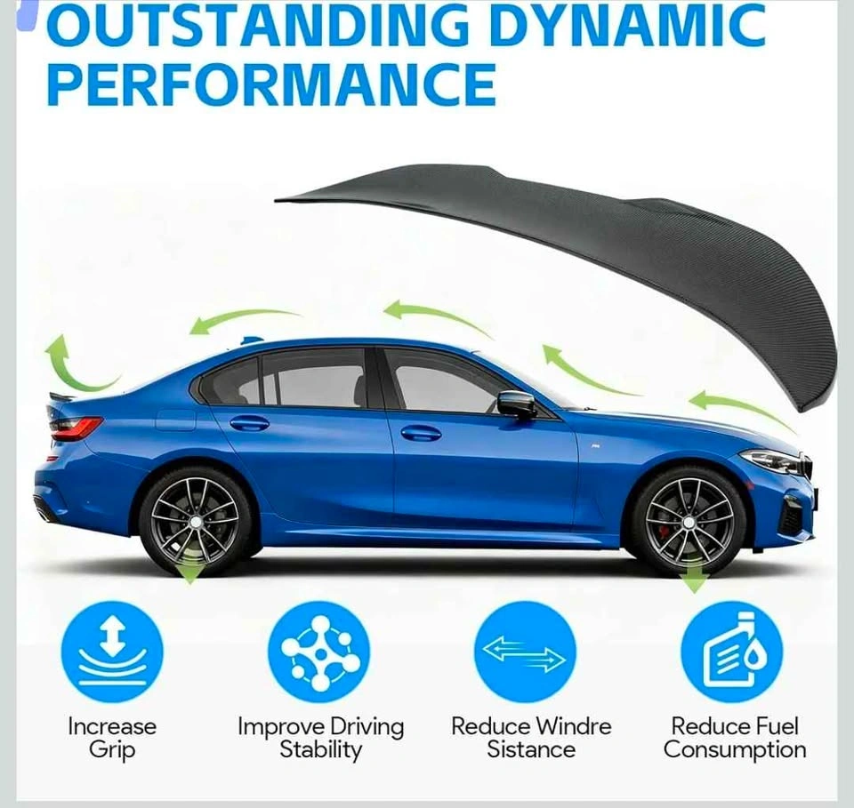 Noliven PSM-Style Rear Trunk Spoiler for BMW E90/M3 Sedan - photo 5