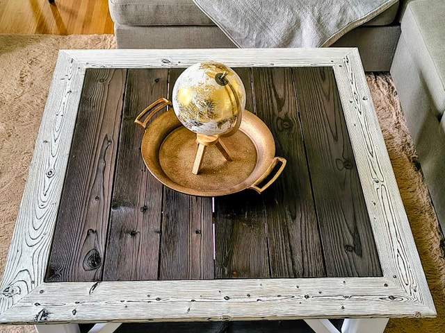 Handmade Shou Sugi Ban Charred Wood Coffee Table - photo 2