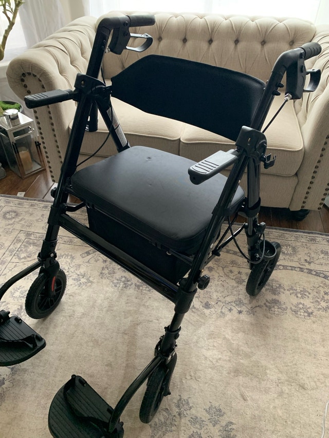 ⭐ NEW StrollAid 2-in-1 Rollator & Transport Chair