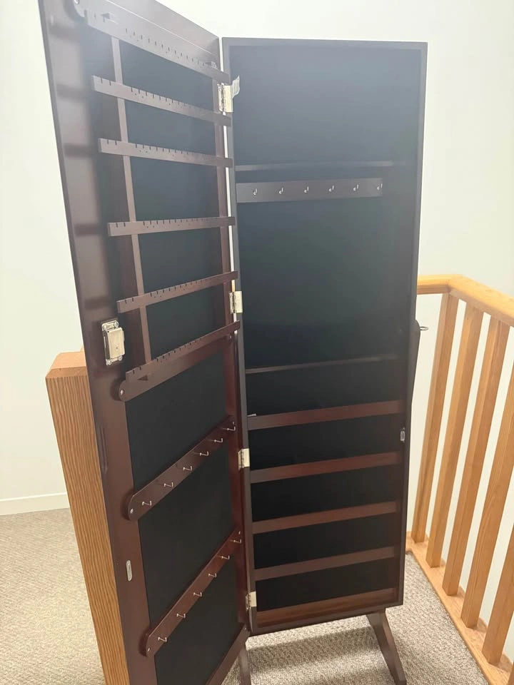 Standing Jewelry Armoire with Full-Length Mirror - photo 2