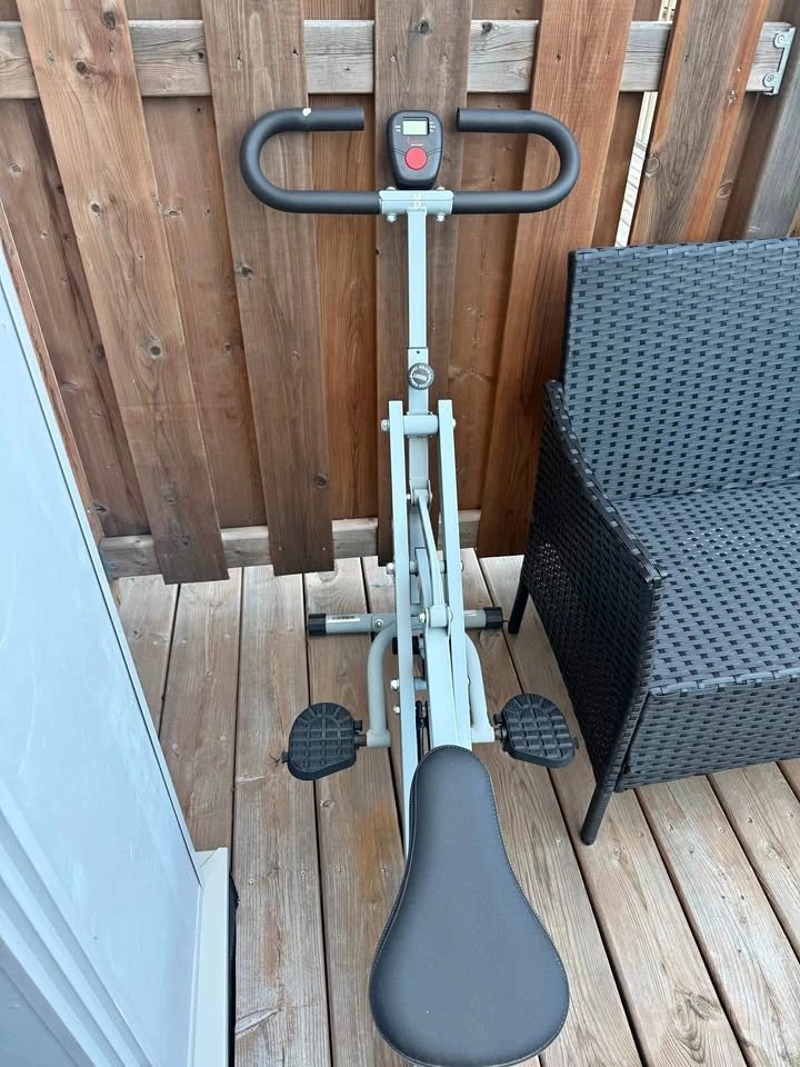 Sunny Health & Fitness Squat Assist Row-N-Ride Trainer