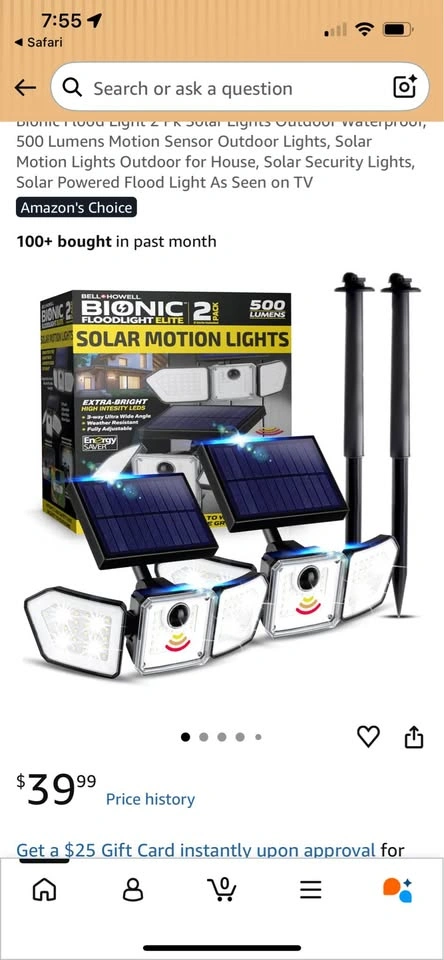 Bell+Howell Bionic Floodlight Elite 2-Pack - photo 2