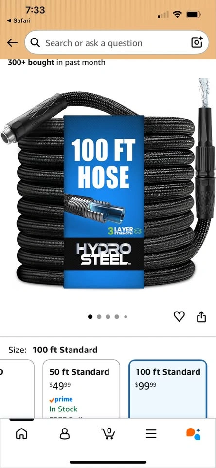 EMSON HYDROSTEEL 100Ft Garden Hose - photo 3