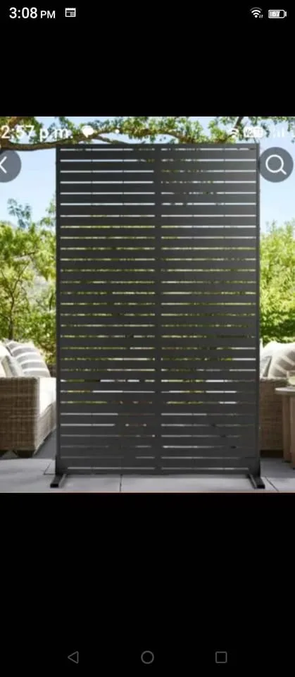 Brand new free standing metal indoor outdoor privacy screen image indicator(3)