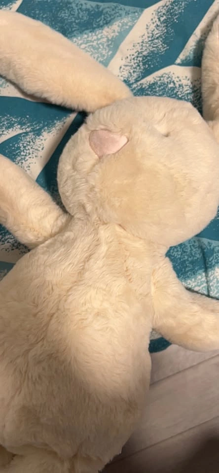 Cream Plush Bunny Toy - photo 4