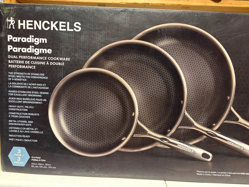 HENCKELS Paradigm Stainless Steel Non-stick 3-Piece Skillet Set - photo 2